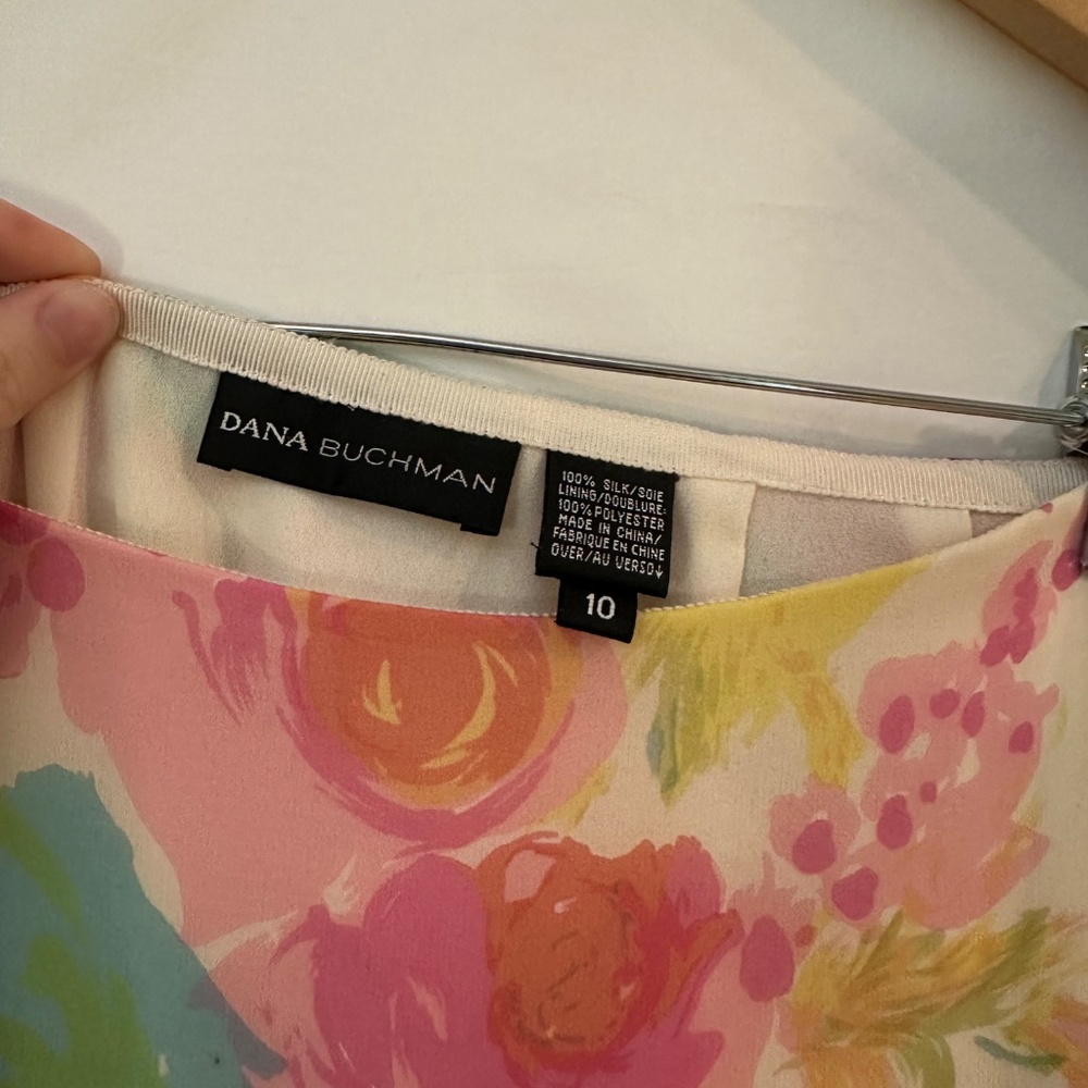 Dana Buchman Floral Spring Skirt - Picture 4 of 6